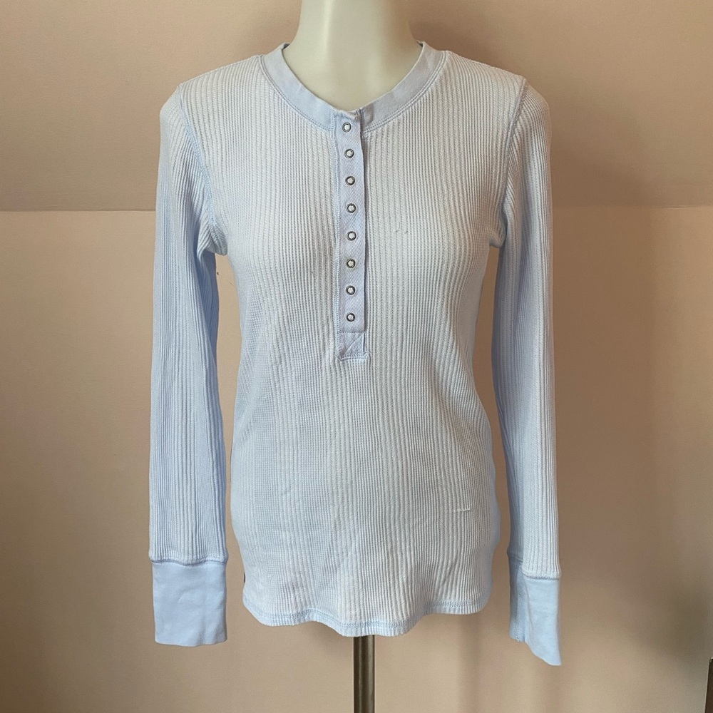Aerie Blue Long Sleeve Tee